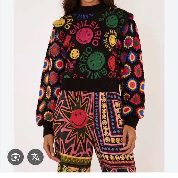 FARM Rio Multicolor Crew Neck Sweater - Picture 5 of 5